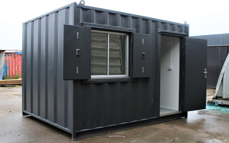 10FT Standard Container With Doors & Windows 10ft-standard-container-with-doors-&-windows